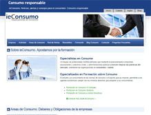 Tablet Screenshot of ieconsumo.org